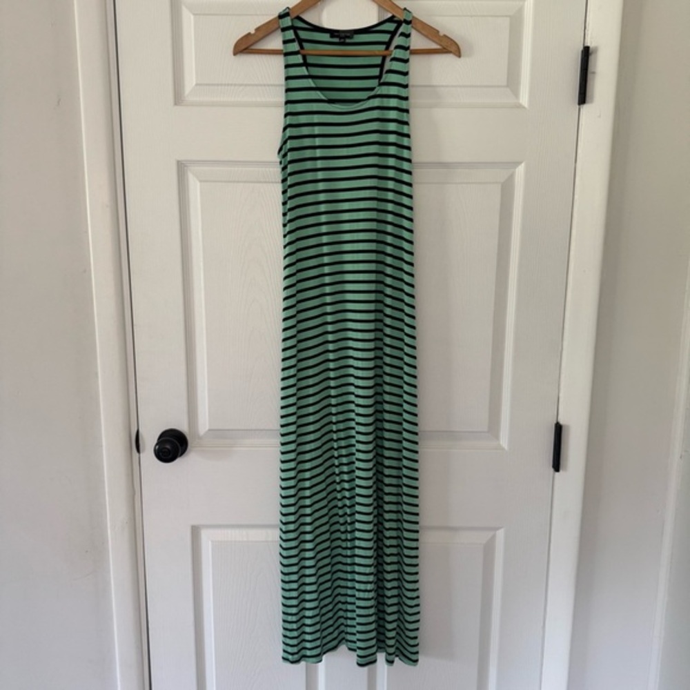 The Limited Striped Green Maxi Dress